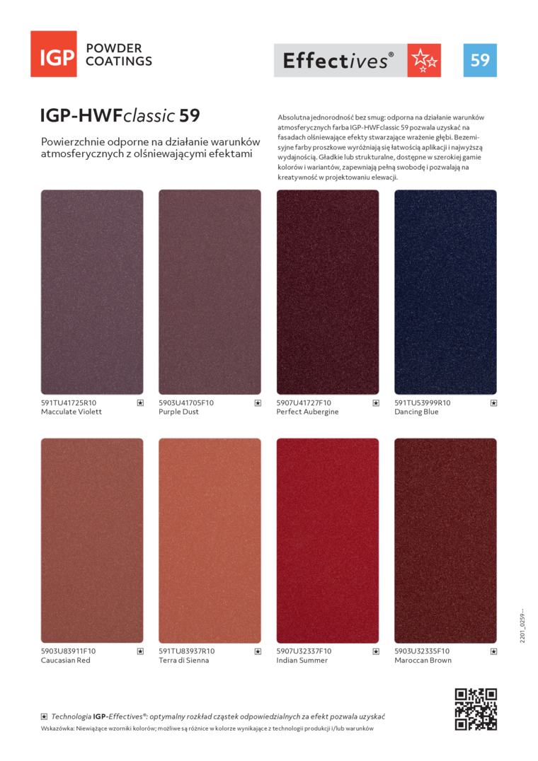 IGP-HWFclassic 59 Effectives®