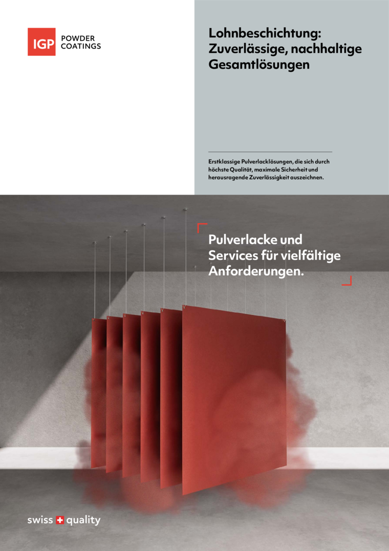 Broschüre IGP Lohnbeschichtung