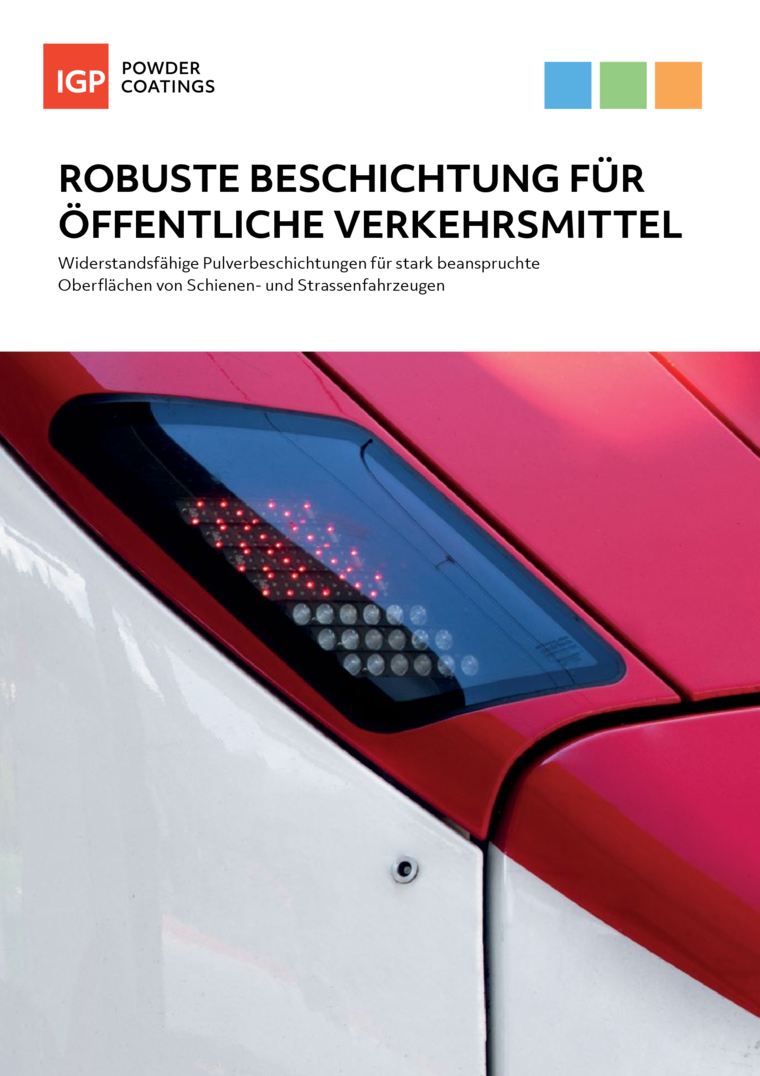 Broschüre Systemlacke für öffentliche Verkehrsmittel