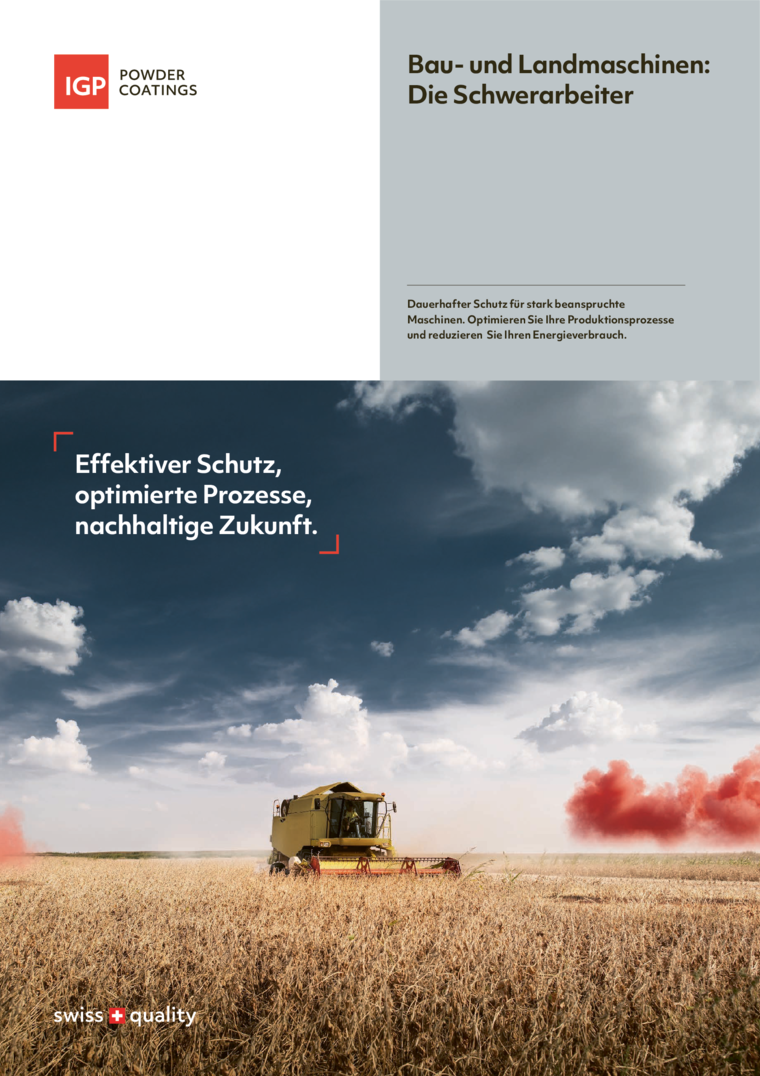 Broschüre IGP Bau- und Landmaschinen