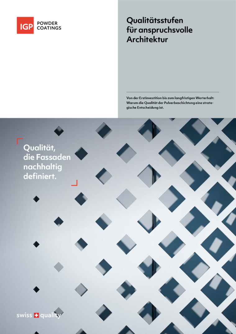 Broschüre IGP Qualitätsmatrix Architektur