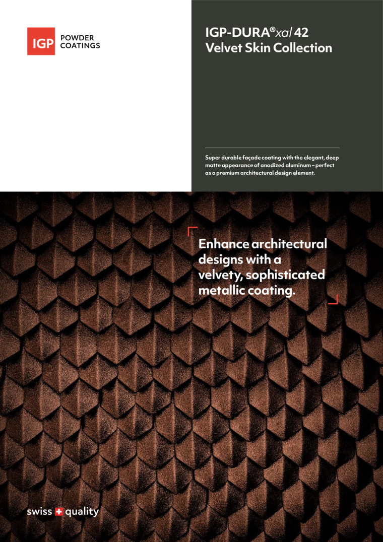 Brochure IGP-DURA®xal 42 Velvet Skin Collection