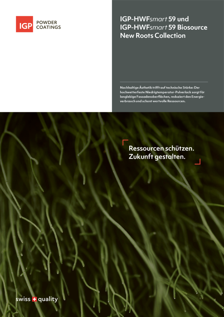 Broschüre IGP-HWFsmart 59 und Biosource New Roots Collection