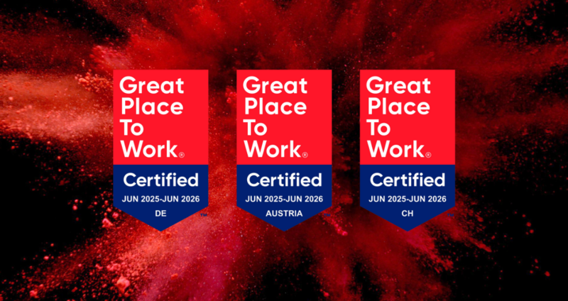 Offiziell ein «Great Place to Work» – und das in gleich drei Ländern!